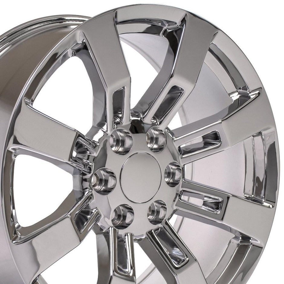OE Wheels 20" Replica CA82 fits Cadillac Escalade 20x8.5 Chrome - CA82-20085-6550-31C