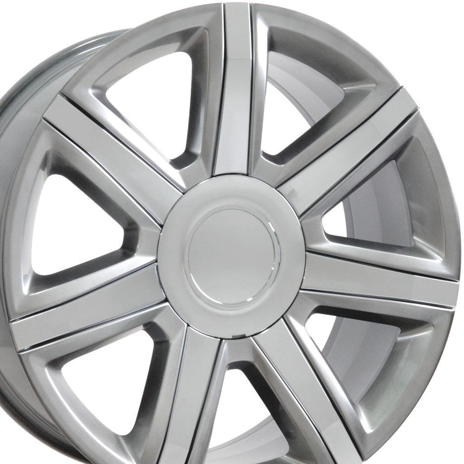 OE Wheels 22" Replica CA87 fits Cadillac Escalade 22x9 Hyper - CA87-22090-6550-31HS-ic