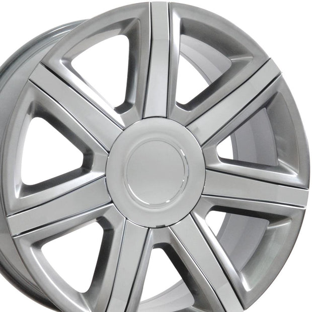 OE Wheels 22" Replica CA87 fits Cadillac Escalade 22x9 Hyper - CA87-22090-6550-31HS-ic