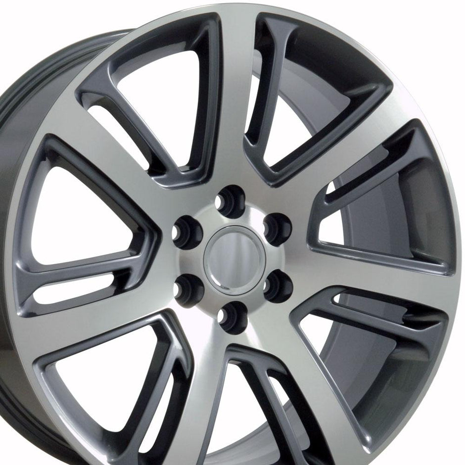 OE Wheels 22" Replica CA88 fits Cadillac Escalade 22x9 Machined - CA88-22090-6550-31MG