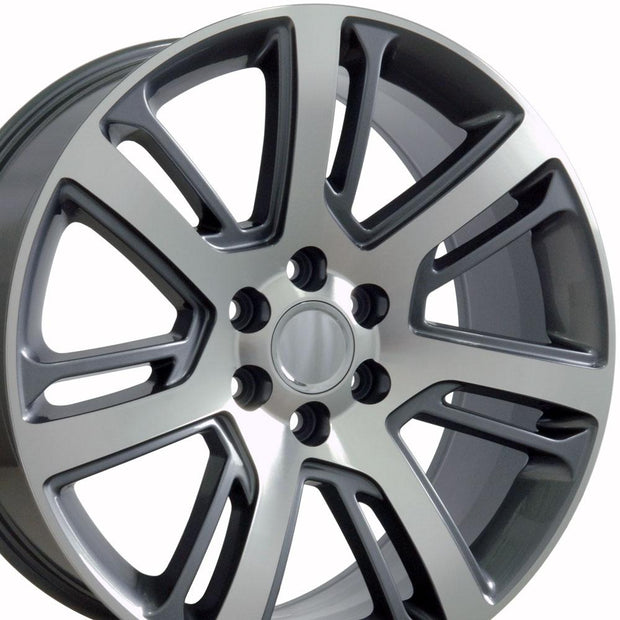 OE Wheels 22" Replica CA88 fits Cadillac Escalade 22x9 Machined - CA88-22090-6550-31MG