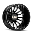 CALI OFF-ROAD SUMMIT DUALLY REAR 9110 GLOSS BLACK/MILLED SPOKES 22X8.25 8-165.1 -192MM 121.3MM