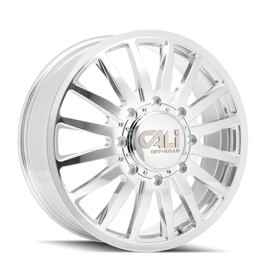 CALI OFF-ROAD SUMMIT DUALLY FRONT 9110 POLISHED/MILLED SPOKES 20X8.25 8-210 115MM 154.2MM