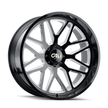 CALI INVADER 9115 GLOSS BLACK/MILLED SPOKES 24X14 6-135 -76MM 87.1MM