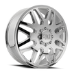 CALI INVADER DUALLY 9115D CHROME 24X8.25 8-210 115MM 154.2MM