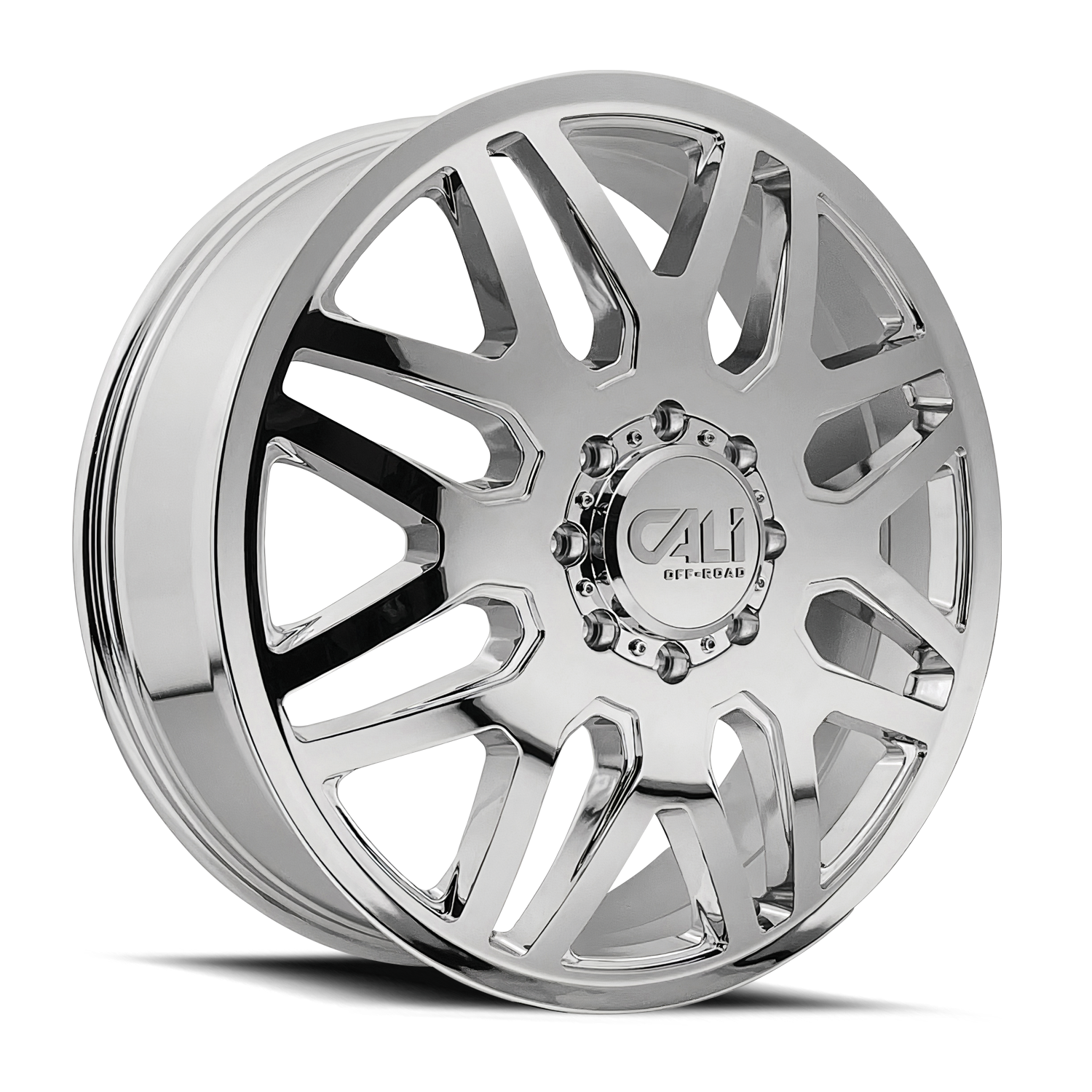 CALI INVADER DUALLY 9115D CHROME 22X8.25 8-200 115MM 142MM