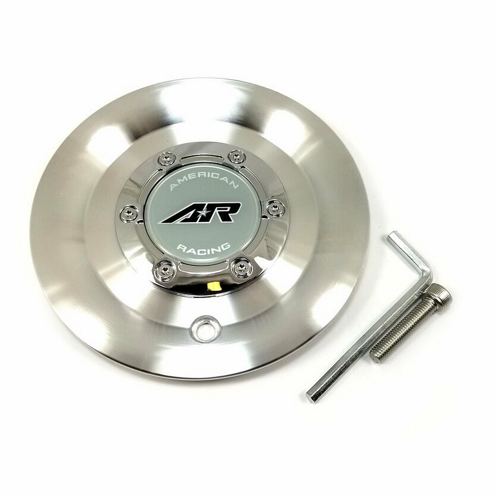 AR AR95T CAP MACHINED W/ CHROME CENTER - CAPM-426
