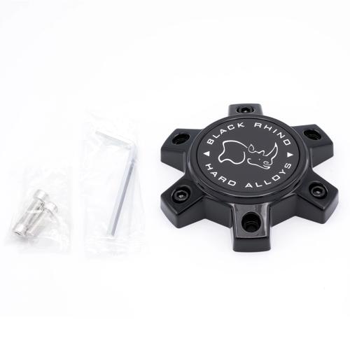 CAP BR 6/114.3/120 GL BLK (M1018) (WAR) - CCBR611420GBFLAT