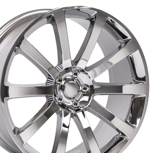 OE Wheels 20" Replica CL02 fits Chrysler 300 20x9 Chrome - CL02-20090-5115-25C
