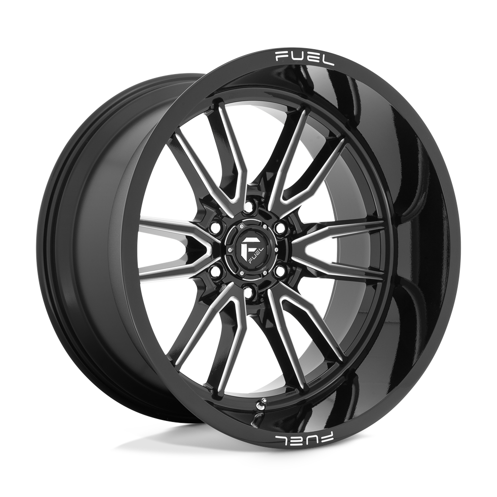 Fuel 1PC D761 Clash 22x12 6x139.7 G-BLK MILL - D76122208447