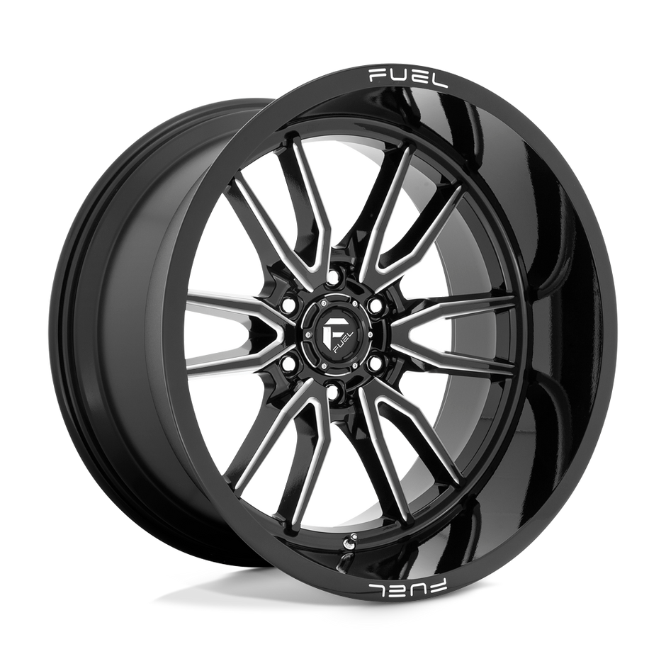 Fuel 1PC D761 Clash 22x12 6x139.7 G-BLK MILL - D76122208447