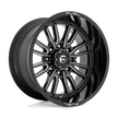 Fuel 1PC D761 Clash 22x12 8x170 G-BLK MILL - D76122201747