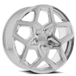 Cavallo CLV-25 22x8.5 5x112/5x114.3 ET 38 (Nano Chrome) - CLV-25228551121143+38NCR