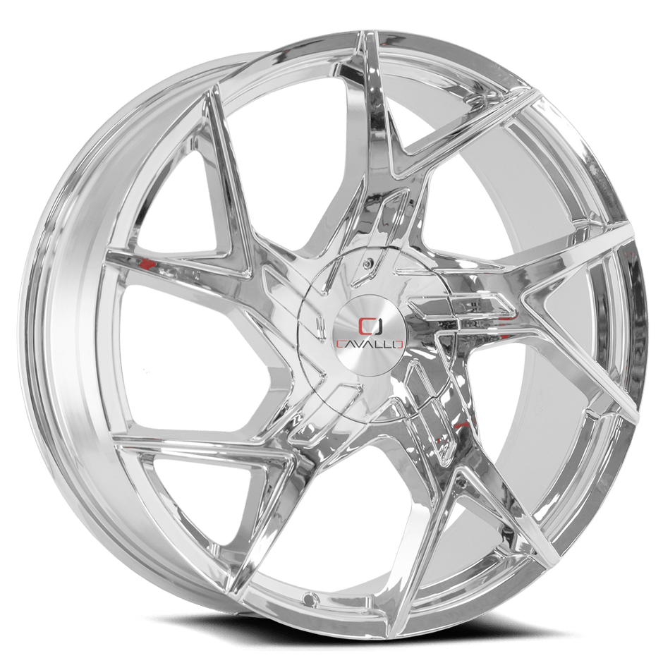 Cavallo CLV-26 22x9.5 6x135/6x139.7 ET 25 (Chrome) - CLV-26229561351397+25C