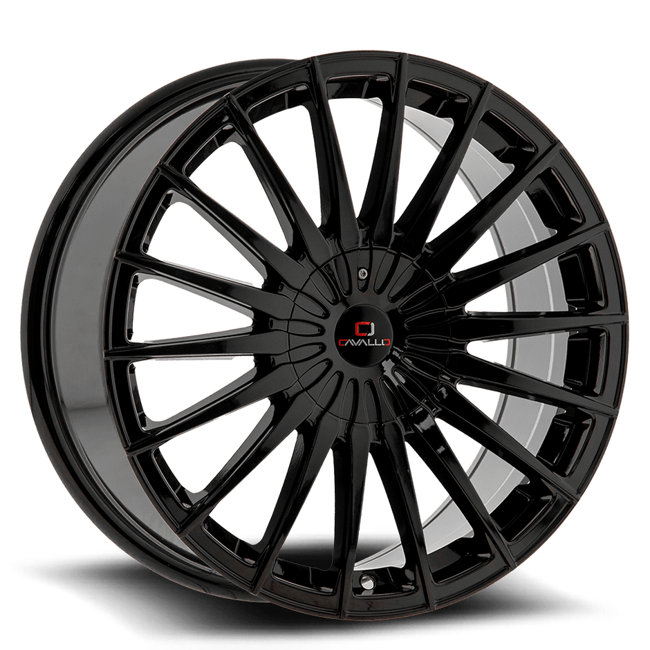 Cavallo CLV-34 18x8 5x112/5x114.3 ET 35 (Gloss Black) - CLV-34188051121143+35GB