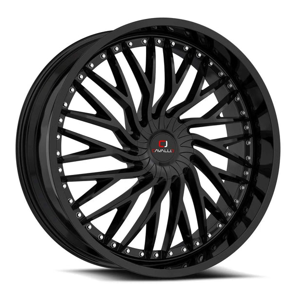 Cavallo CLV-43 22x9.5 6x135/6x139.7 ET 25 (Gloss Black) - CLV-43229561351397+25GB