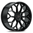 Cavallo CLV-44 22x8.5 5x114.3/5x120 ET 38 (Gloss Black) - CLV-44228551143120+38GB