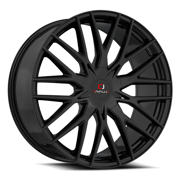 Cavallo CLV-45 22x9.5 6x135/6x139.7 ET 25 (Gloss Black) - CLV-45229561351397+25GB