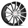 Cavallo CLV-52 18x8 5x108/5x114.3 ET 35 (Gloss Black & Machined) - CLV-52188051081143+35BM