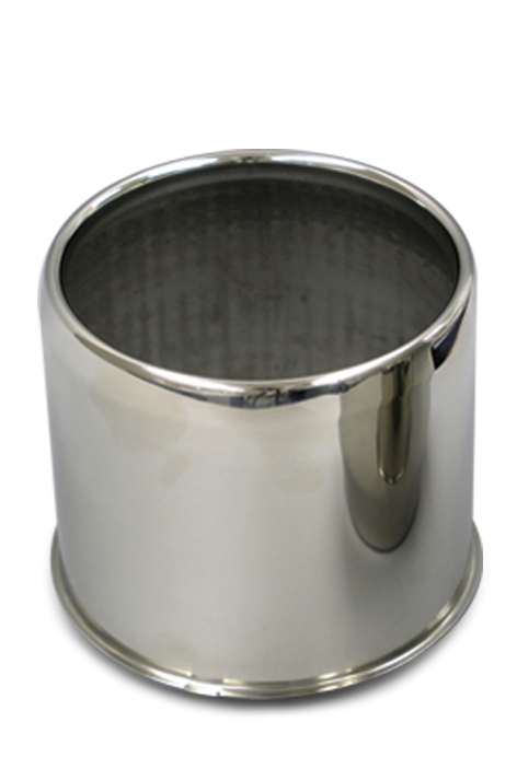 Stainless Open End Push-Thru Hub Cover 5.15" - CO213S