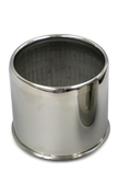 Stainless Open End Push-Thru Hub Cover 5.15