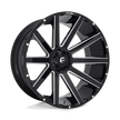Fuel 1PC D615 Contra 26x12 6x135/6x139.7 GL-BLK-MIL - D61526209847