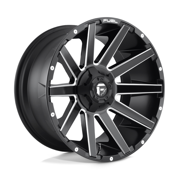 Fuel 1PC D616 Contra 20x9 6x135/6x139.7 MT-BLK-MIL - D61620909857