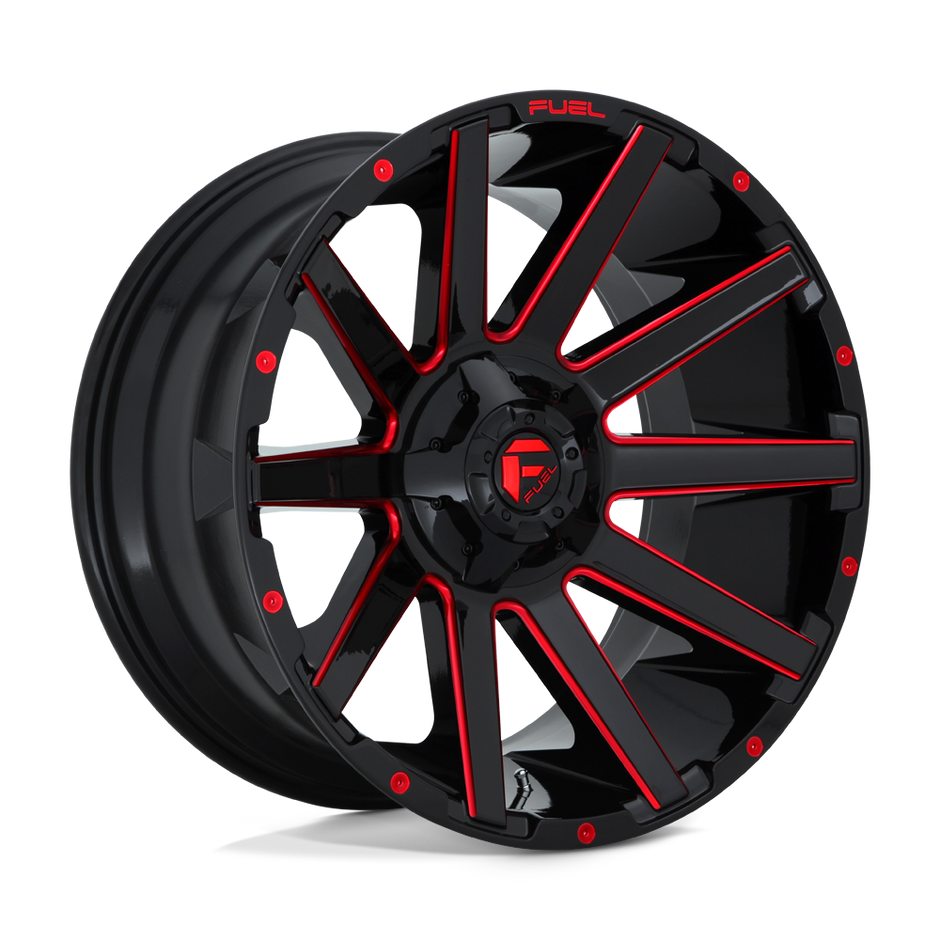 Fuel 1PC D643 Contra 20x10 5x114.3/5x127 GL-BLK-RTTC - D64320002647