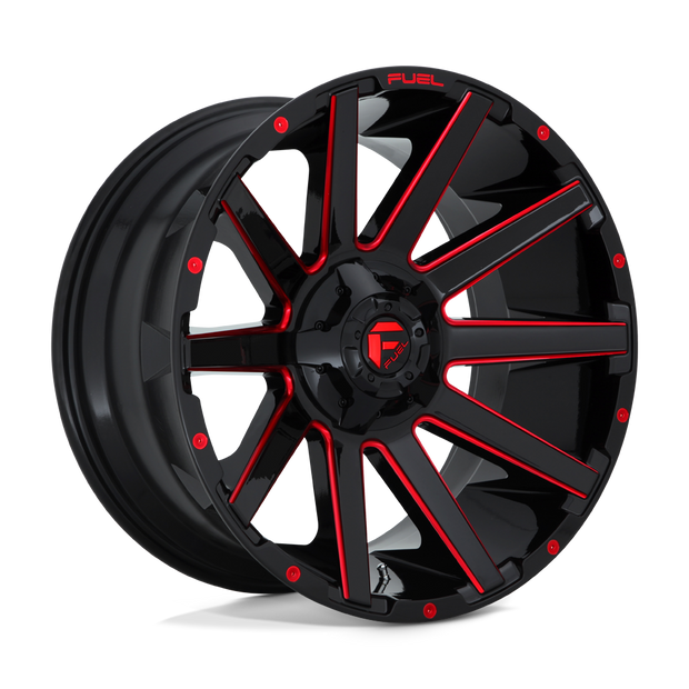 Fuel 1PC D643 Contra 20x9 5x114.3/5x127 GL-BLK-RTTC - D64320902650