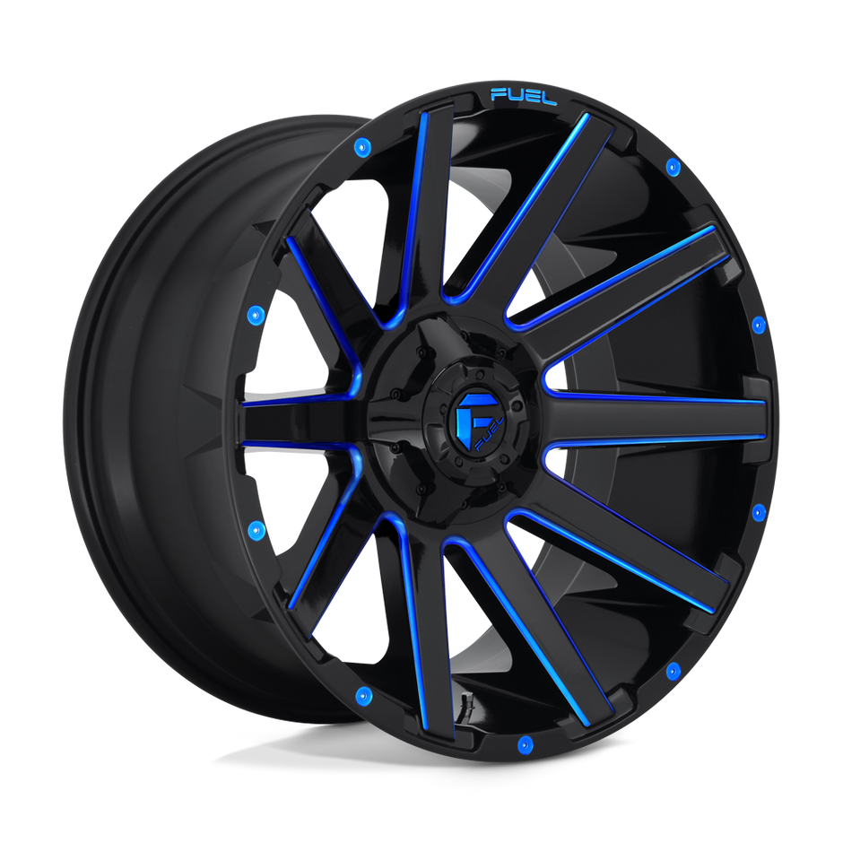 Fuel 1PC D644 Contra 20x9 6x135/6x139.7 GL-BLK-BTTC - D64420909849