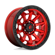 Fuel 1PC D695 Covert 17x9 5x127 GL-RED-BBR - D69517907545