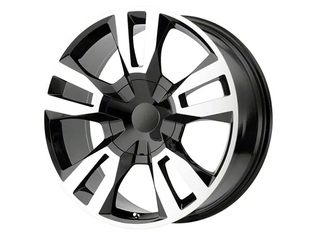 O.E. Revolution G-16 22X9 6X139.7 +24 Cb 78.1 Gloss Black & Machined