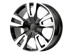 O.E. Revolution G-16 22X9 6X139.7 +24 Cb 78.1 Gloss Black & Machined