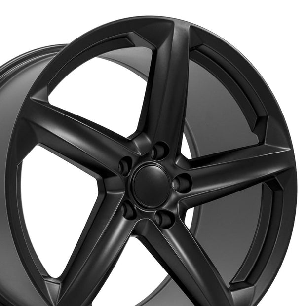 OE Wheels 20" Replica CV02D fits Chevrolet C8 Corvette 20x11 Satin Black - CV02D-20110-5120-64B1