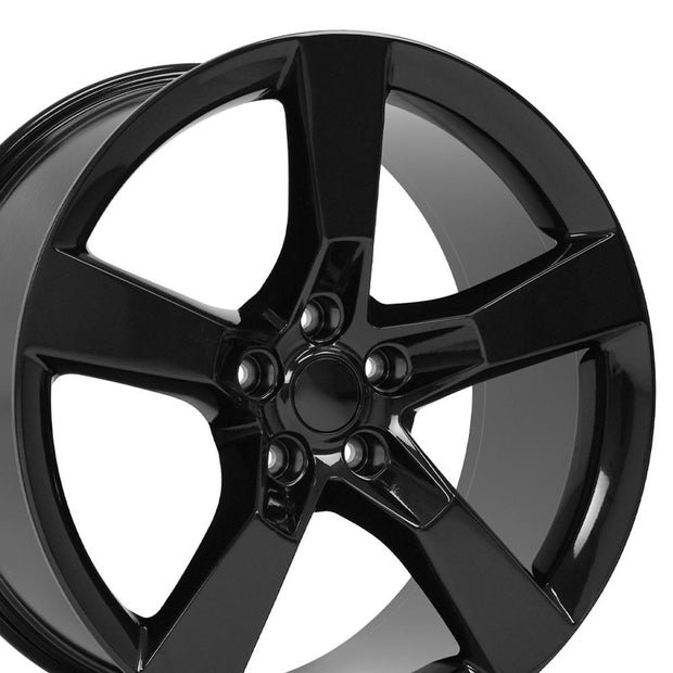 OE Wheels 20" Replica CV11 fits Chevrolet Camaro SS 20x9 Black - CV11-20090-5120-35B