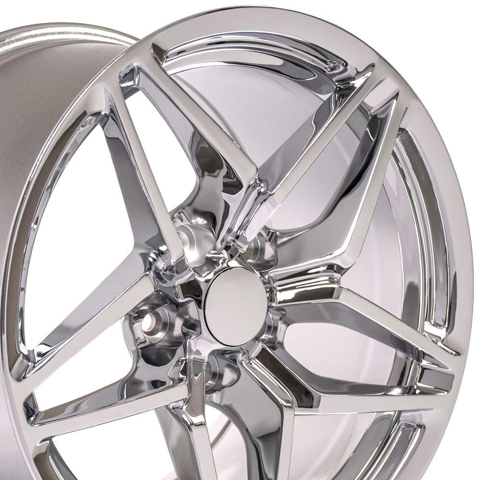 OE Wheels 18" Replica CV31 fits Chevrolet Corvette C7 ZR1 18x10.5 Chrome - CV31-18105-5475-56C