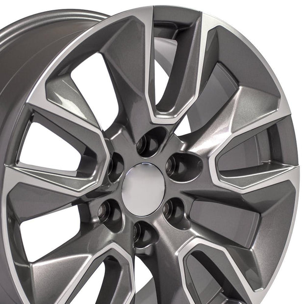 OE Wheels 20" Replica CV32 fits Chevrolet Silverado 20x9 Machined - CV32-20090-6550-28MG