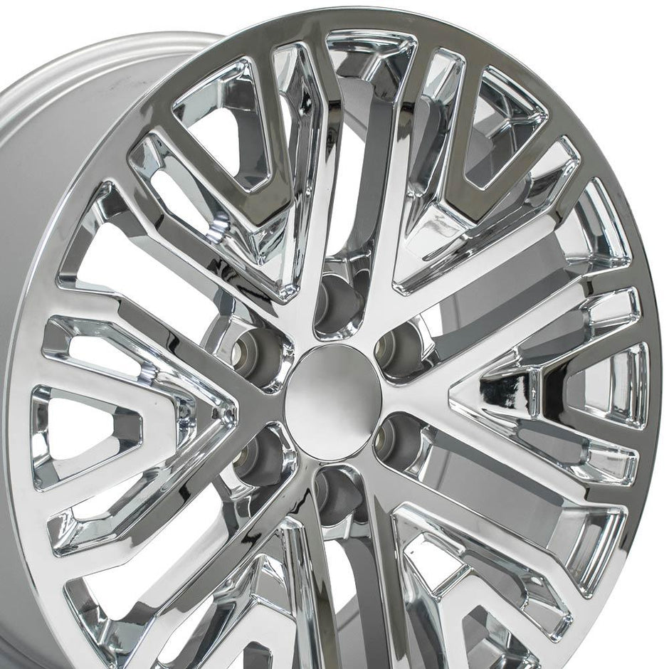 OE Wheels 20" Replica CV37 fits GMC Sierra 1500 20x9 Chrome - CV37-20090-6550-28C