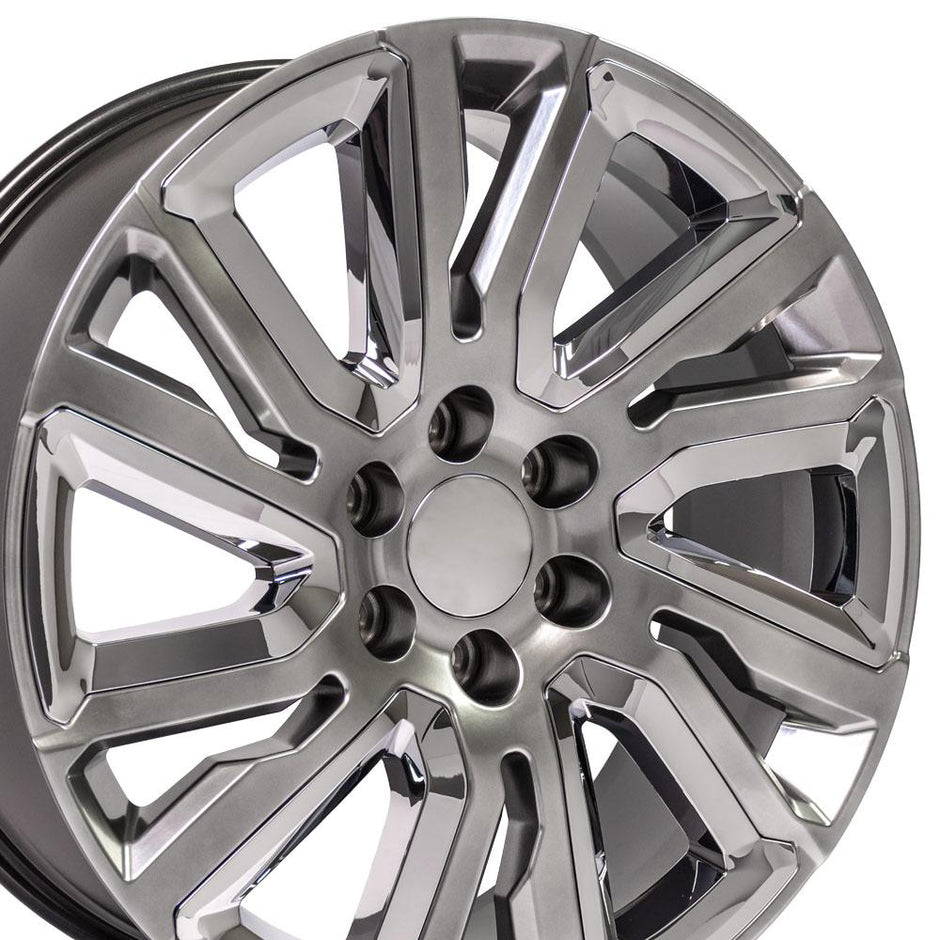 OE Wheels 22" Replica CV39 fits GMC Sierra 22x9 Hyper - CV39-22090-6550-28HB-ic