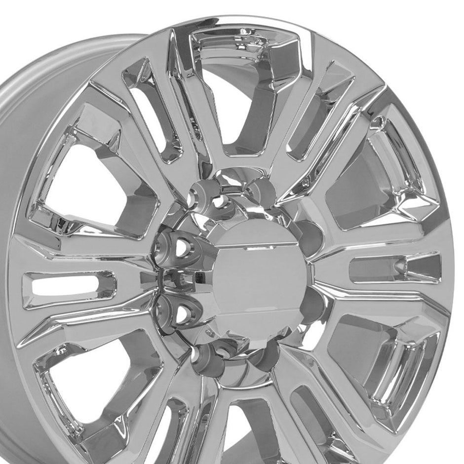 OE Wheels 20" Replica CV70A fits GMC Sierra 2500 3500 HD Denali 20x8.5 Chrome - CV70A-20085-8650-12C