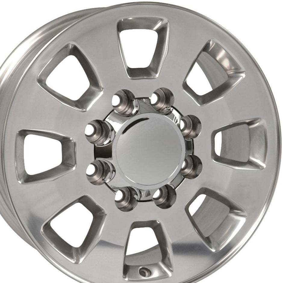 OE Wheels 18" Replica CV75B fits GMC Sierra 18x8 Polished - CV75B-18080-8180-44P
