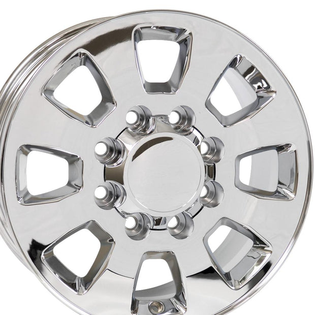 OE Wheels 18" Replica CV75A fits GMC Sierra 18x8 Chrome - CV75A-18080-8650-12C