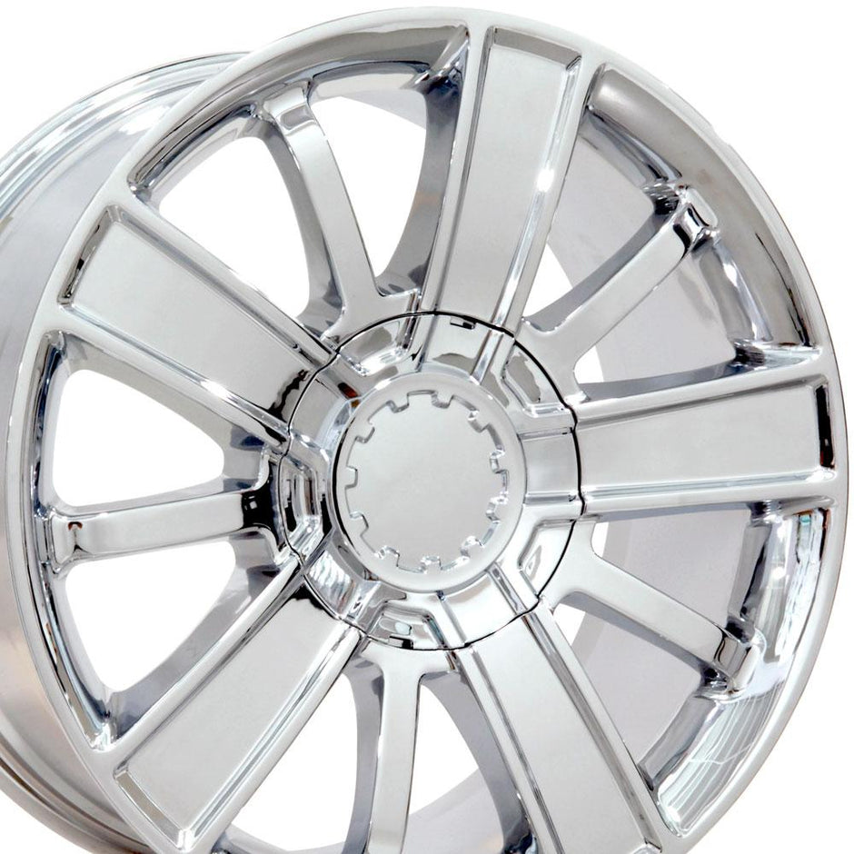 OE Wheels 20" Replica CV77 fits Chevrolet 20x9 Chrome - CV77-20090-6550-27C