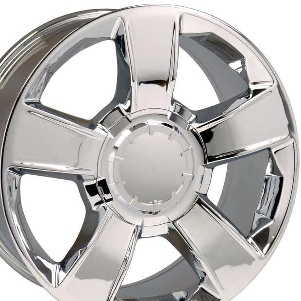 OE Wheels 20" Replica CV79 fits Chevrolet 20x8.5 Chrome - CV79-20085-6550-30C