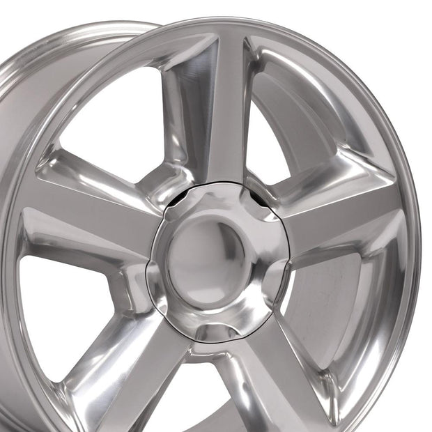OE Wheels 20" Replica CV83 fits Chevrolet Tahoe 20x8.5 Polished - CV83-20085-6550-31P
