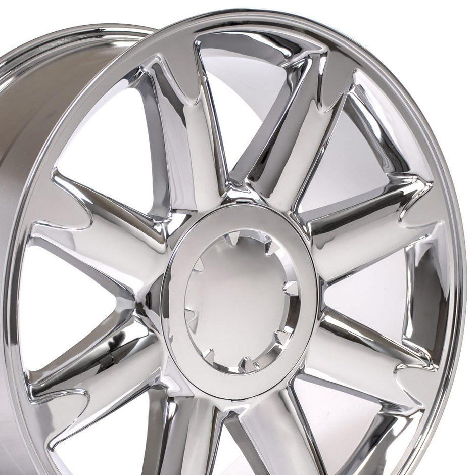 OE Wheels 20" Replica CV85 fits GMC Sierra 20x8.5 Chrome - CV85-20085-6550-31C
