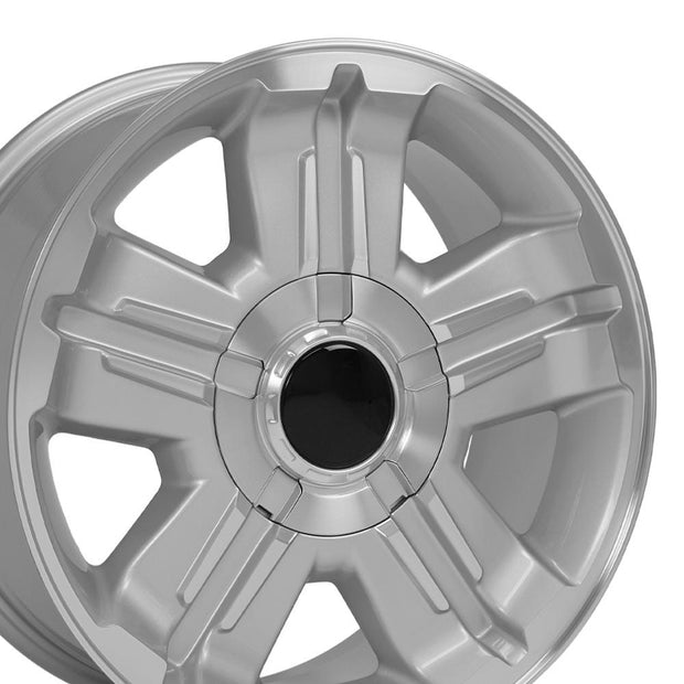 OE Wheels 18" Replica CV88 fits Chevrolet 18x8 Silver - CV88-18080-6550-31MS