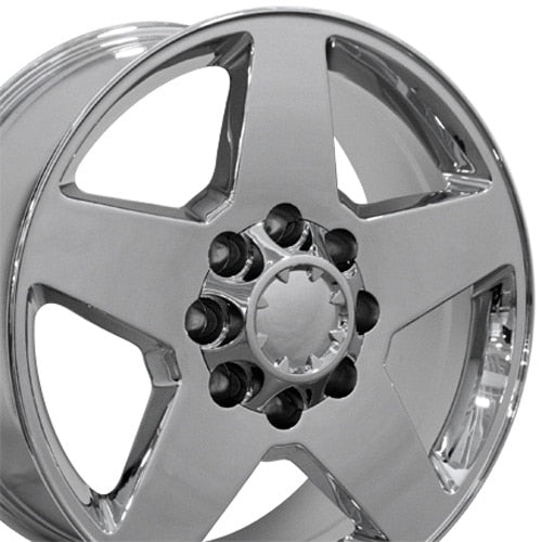 OE Wheels 20" Replica CV91A fits 8 Lug Chevrolet 20x8.5 Chrome - CV91A-20085-8650-12C