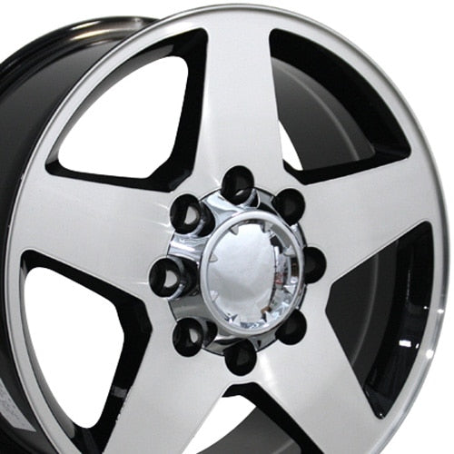 OE Wheels 20" Replica CV91A fits 8 Lug Chevrolet 20x8.5 Machined - CV91A-20085-8650-12MB