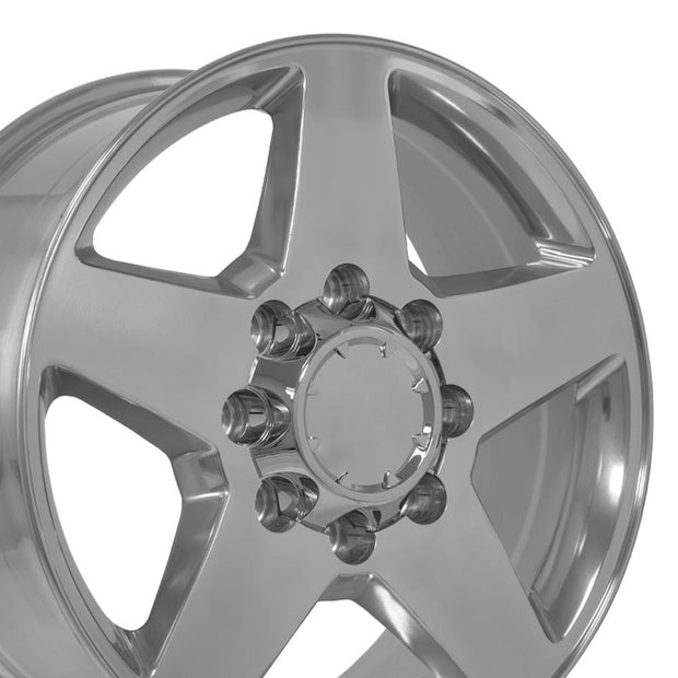 OE Wheels 20" Replica CV91A fits 8 Lug Chevrolet 20x8.5 Polished - CV91A-20085-8650-12P